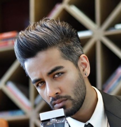 black and silver hair tint. mens hairstyles