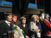 Alcune donne premiate insieme alla Presidente del'ANDE