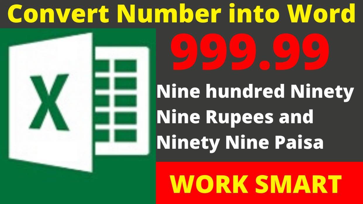Two Ways To Convert Number Into Word In Excel In Rupees Paisa
