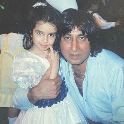 Shraddha Kapoor on Father day - posted childhood photo with her father Shakti Kapoor ji