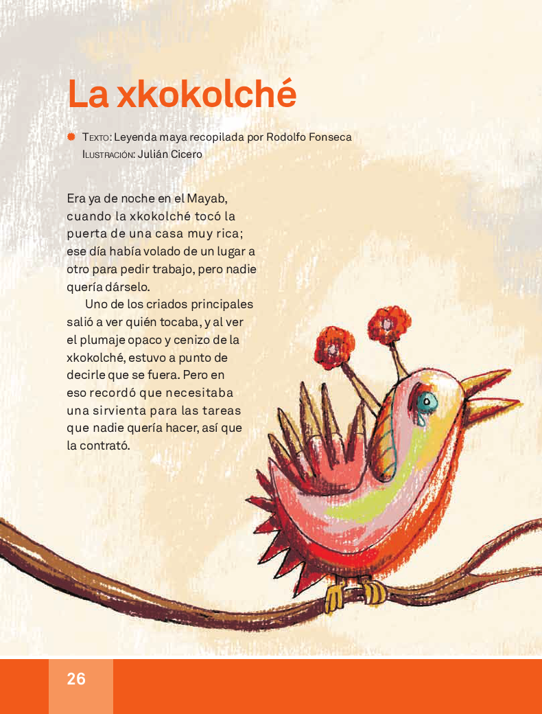 La xkokolché - español lecturas 3ro 2014-2015
