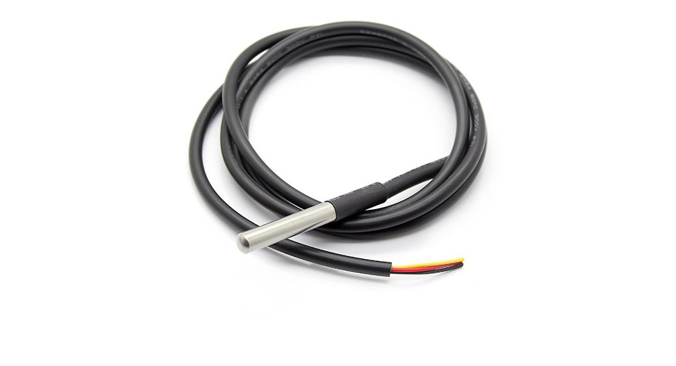 DS1820 Temperature Sensor (Waterproof) Source