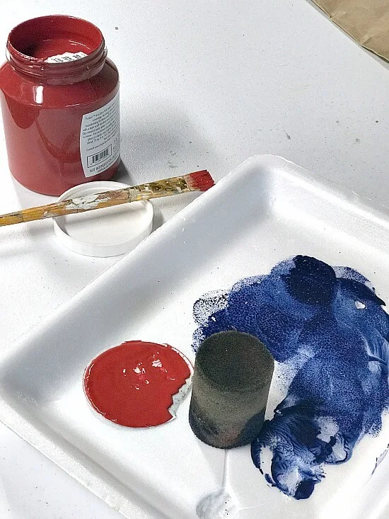 Fusion Mineral Paint American Flag colors