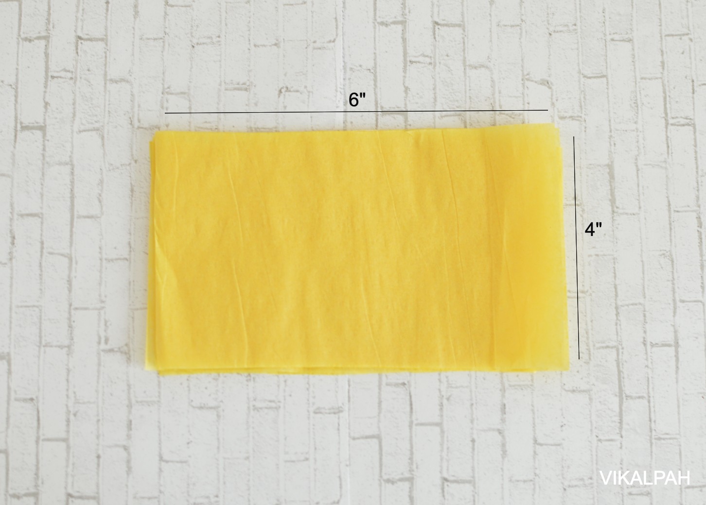 Vikalpah DIY marigold flowers garland using tissue paper