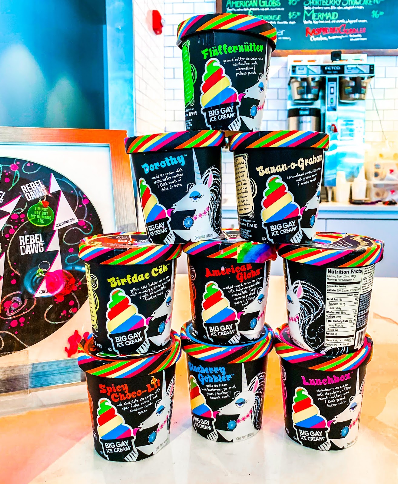 Theresa's Mixed Nuts Big Gay Ice Cream