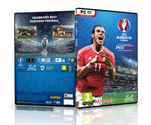 UEFA Euro 2016  Pro Evolution Soccer 2016 Cover Box