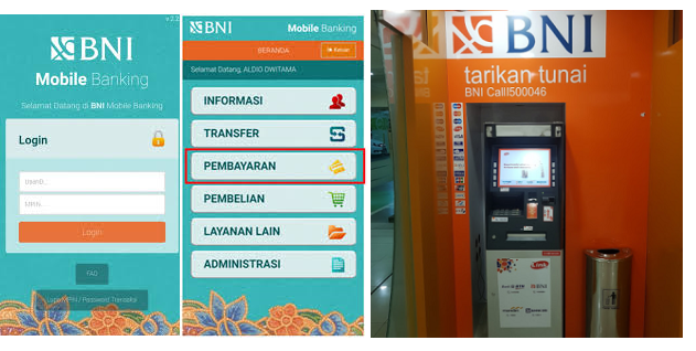 Cara Pembayaran Unpam Menggunakan Bank Bni M Banking Atm Dan Teller Dwitekno