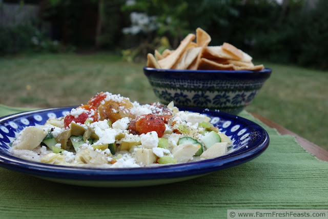 Layered Summer Veggie Appetizer