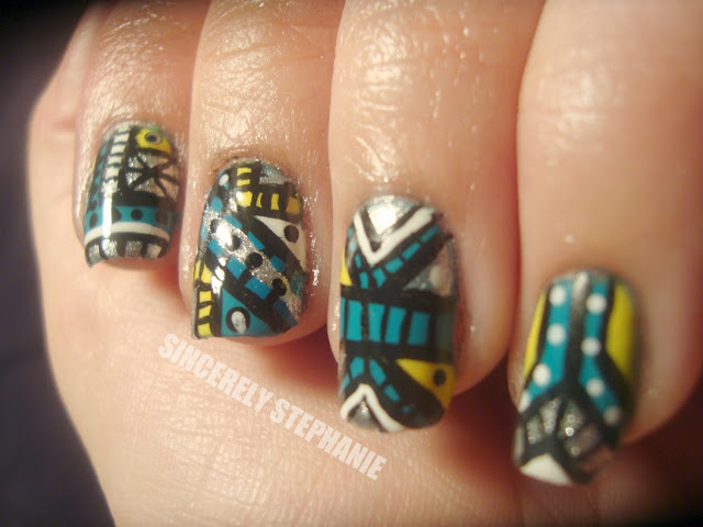 tribal-nail-art