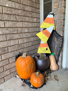 Reclaimed Wood Candy Corn Sign