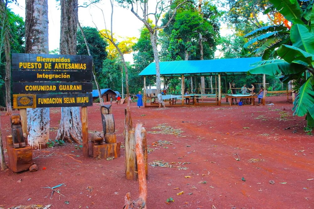 indigenous community iriapu entrance