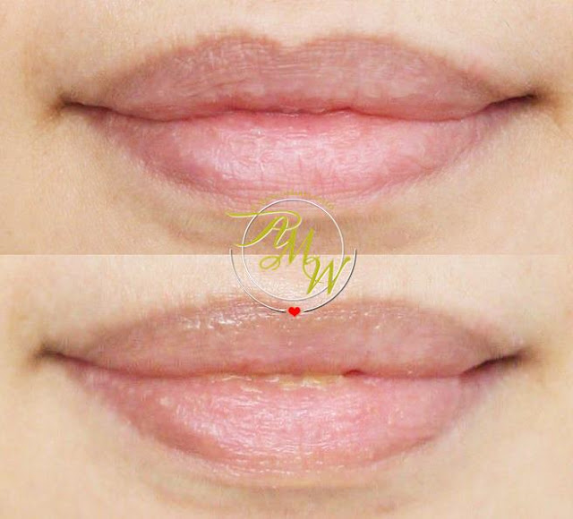 Nuxe Ultra-Nourishing LIp Balm review a before and after photo after using Nuxe Ultra-Nourishing LIp Balm