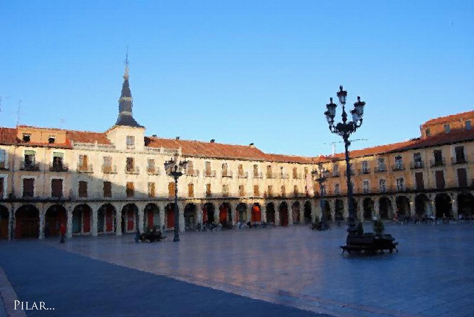 PILAR Y SUS COMPLICES: PLAZA MAYOR-LEON-ESPAÑA