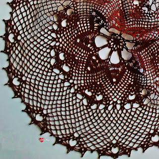 Серветка "Кругла серветка з зірковим центром"