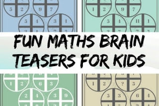 Fun Picture Maths Brain Teasers for School Kids with Answers
