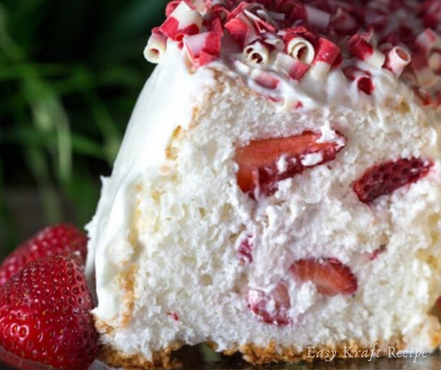 STRAWBERRY FILLED ANGEL FOOD CAKE RECIPE Easy Kraft Recipes