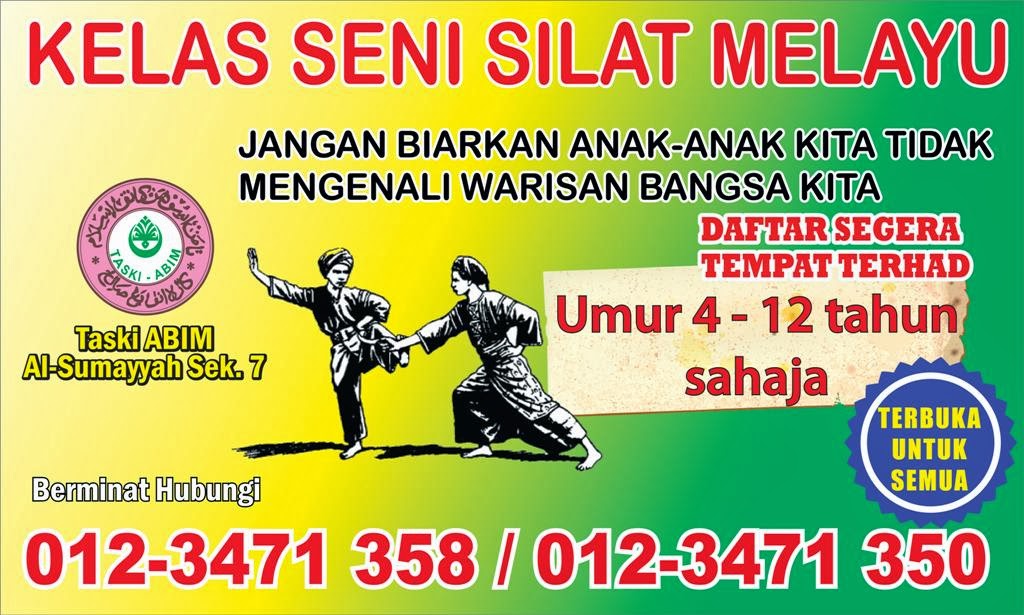 Taski Bestari Abim AlSumayyah Seksyen 7 Shah Alam SILAT MELAYU
