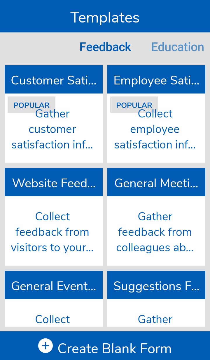 How to create an online google form on mobile?