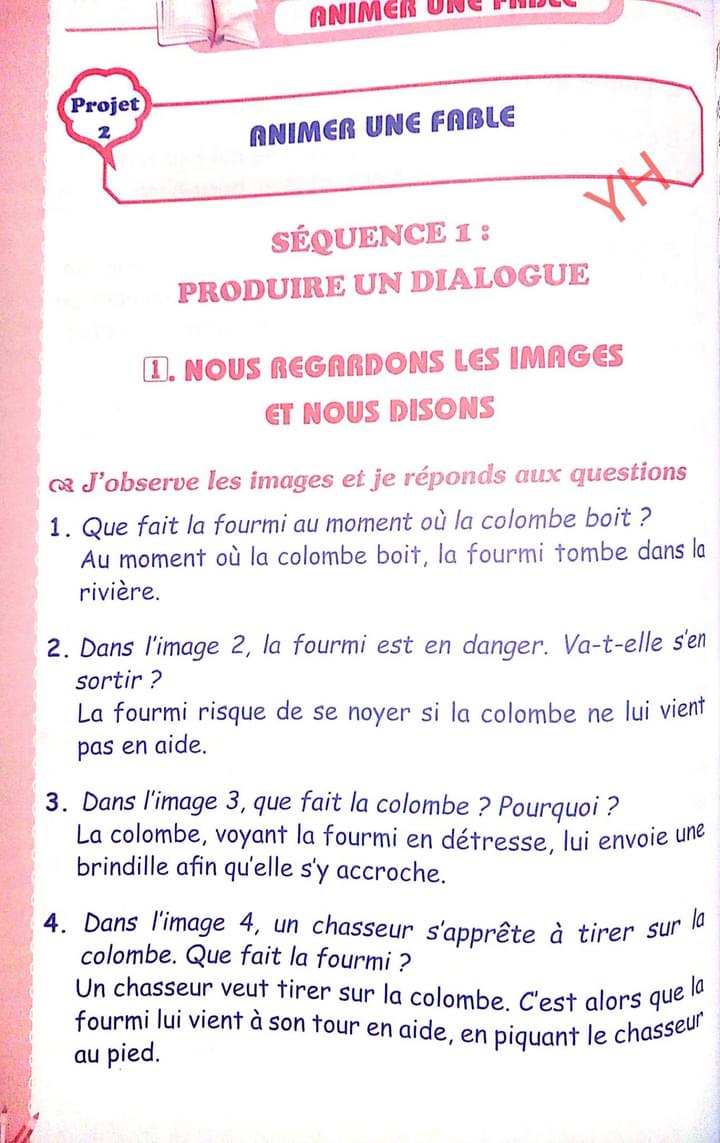 حل تمارين اللغة الفرنسية صفحة 66 للسنة الثانية متوسط الجيل الثاني