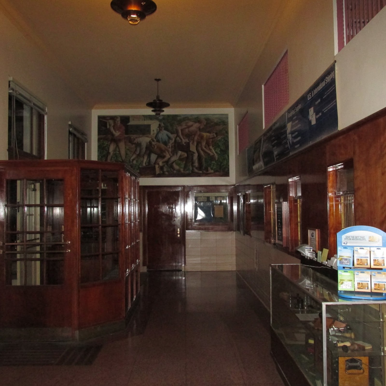 Paradise From My Porch. St. Helena Post Office Murals, Socialist