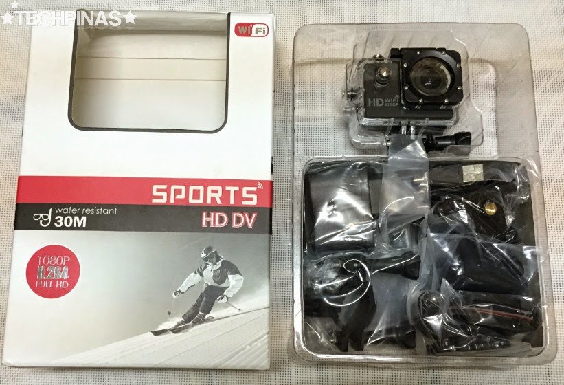 GoPro ThumbsUp 1.3MP HD Video Recording Waterproof Sports Action Camera w/ LCD Screen 