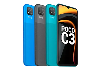 POCO C3 Colour POCO C3 color variants