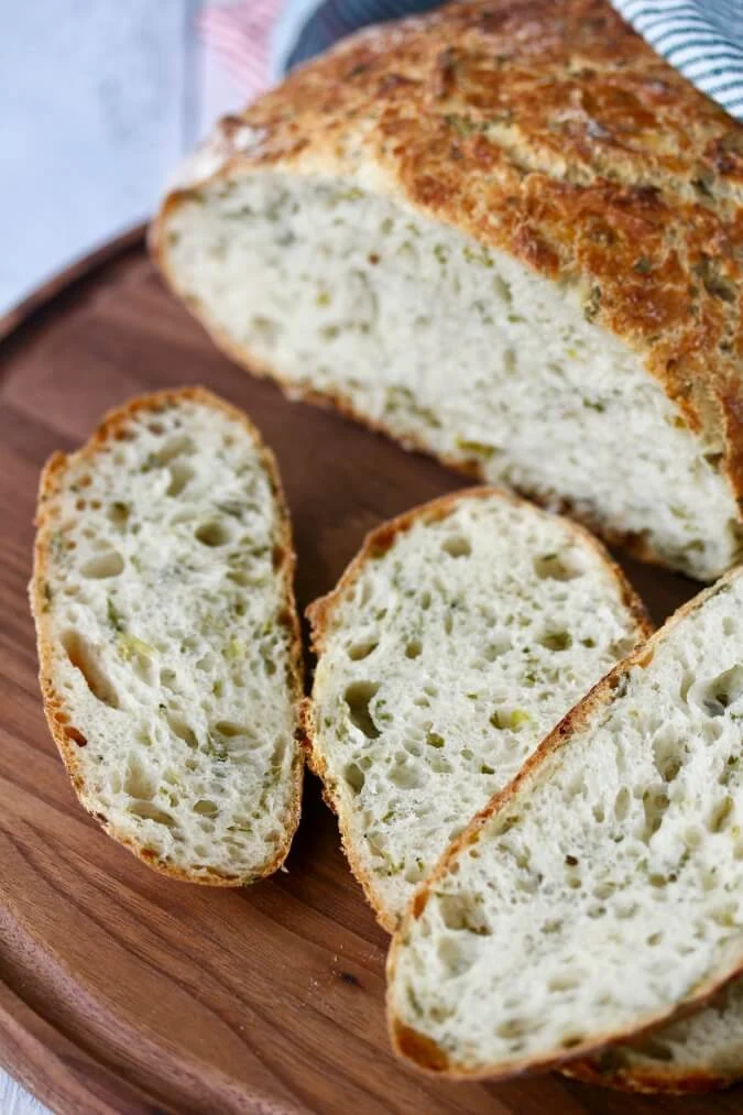 No Knead Herb Bread Karen's Kitchen Stories
