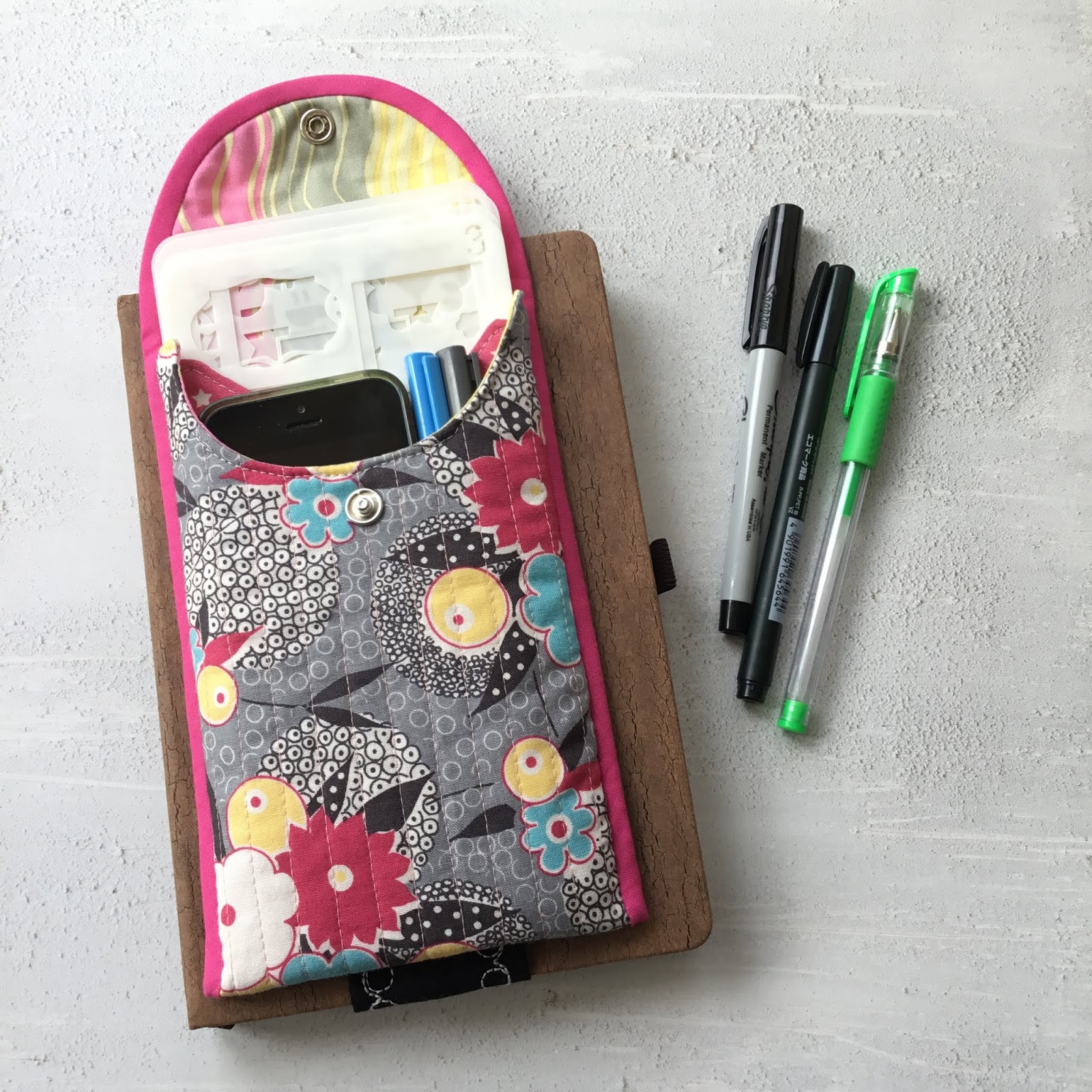 How to Make a Crocheted Journal Pouch, Homemade Bullet Journal Supplies