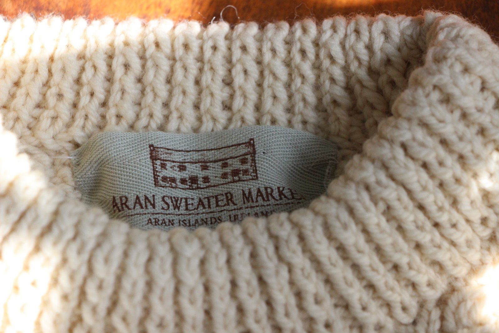 Salt Water New England: The Clan Aran Sweater