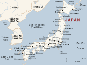 Map of Japan Cities