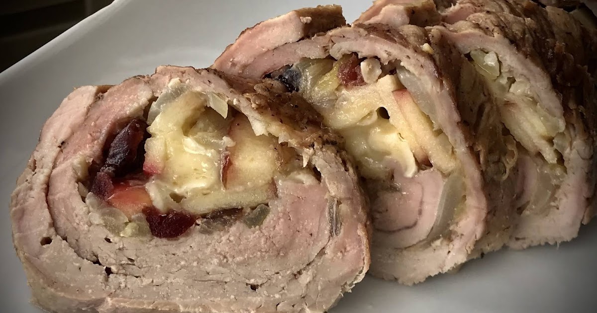 Filet de porc farci aux canneberges,