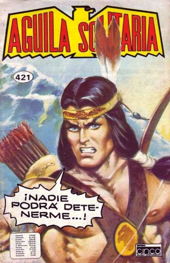 Aguila Solitaria #421 El Beso de la Muerte-COVERS COMICS CAPAS DE GIBI