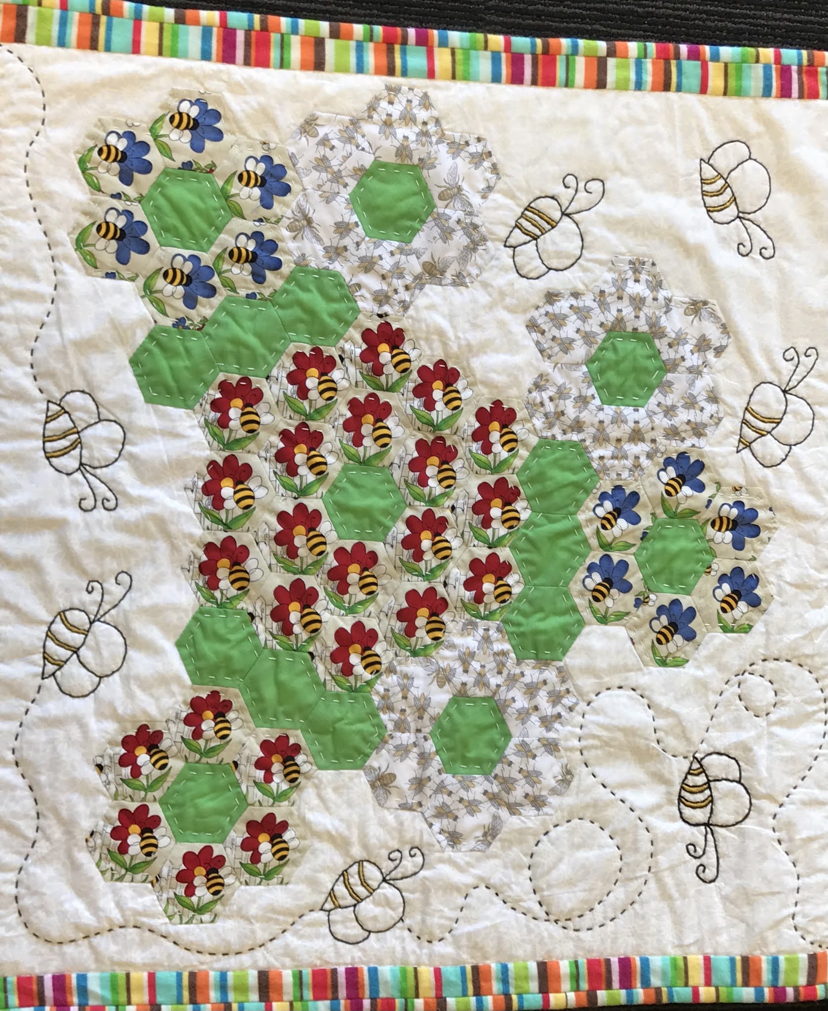 The Hunters Hill Quilters Beautiful Baby Quilts.