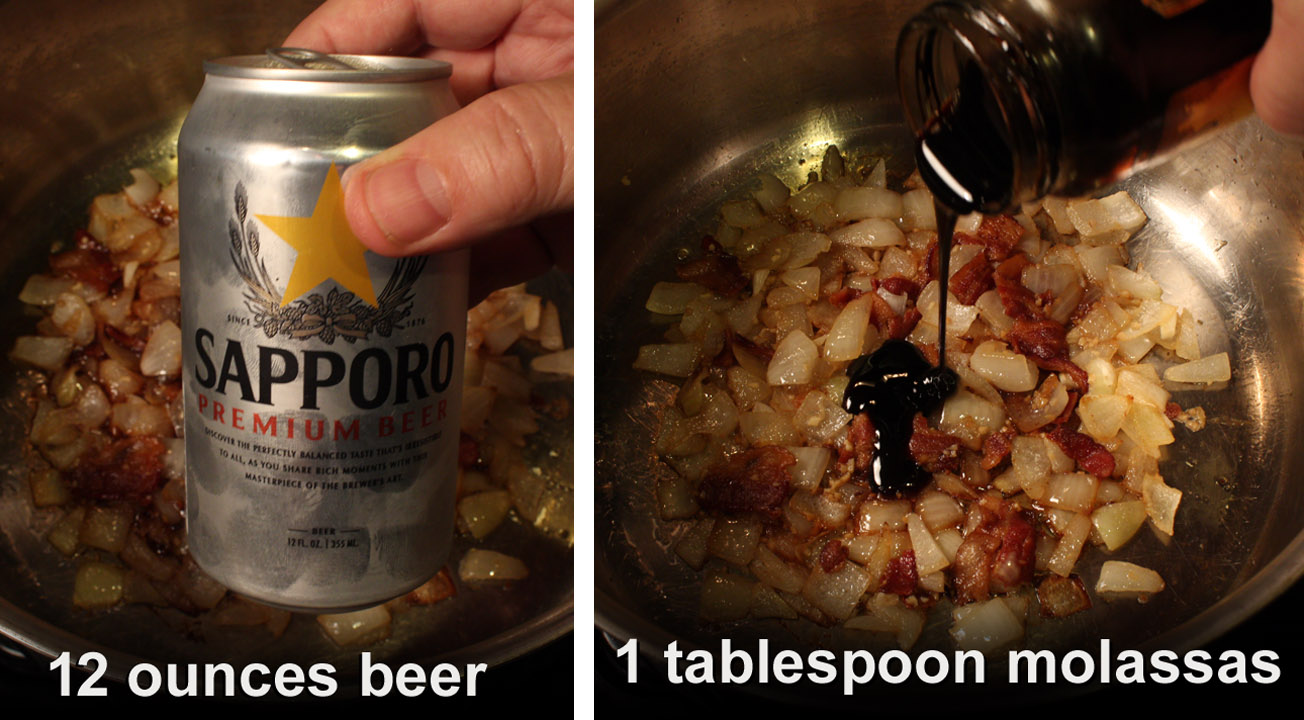 The 99 Cent Chef Collard Greens With Molasses, Beer & Bacon Video Recipe