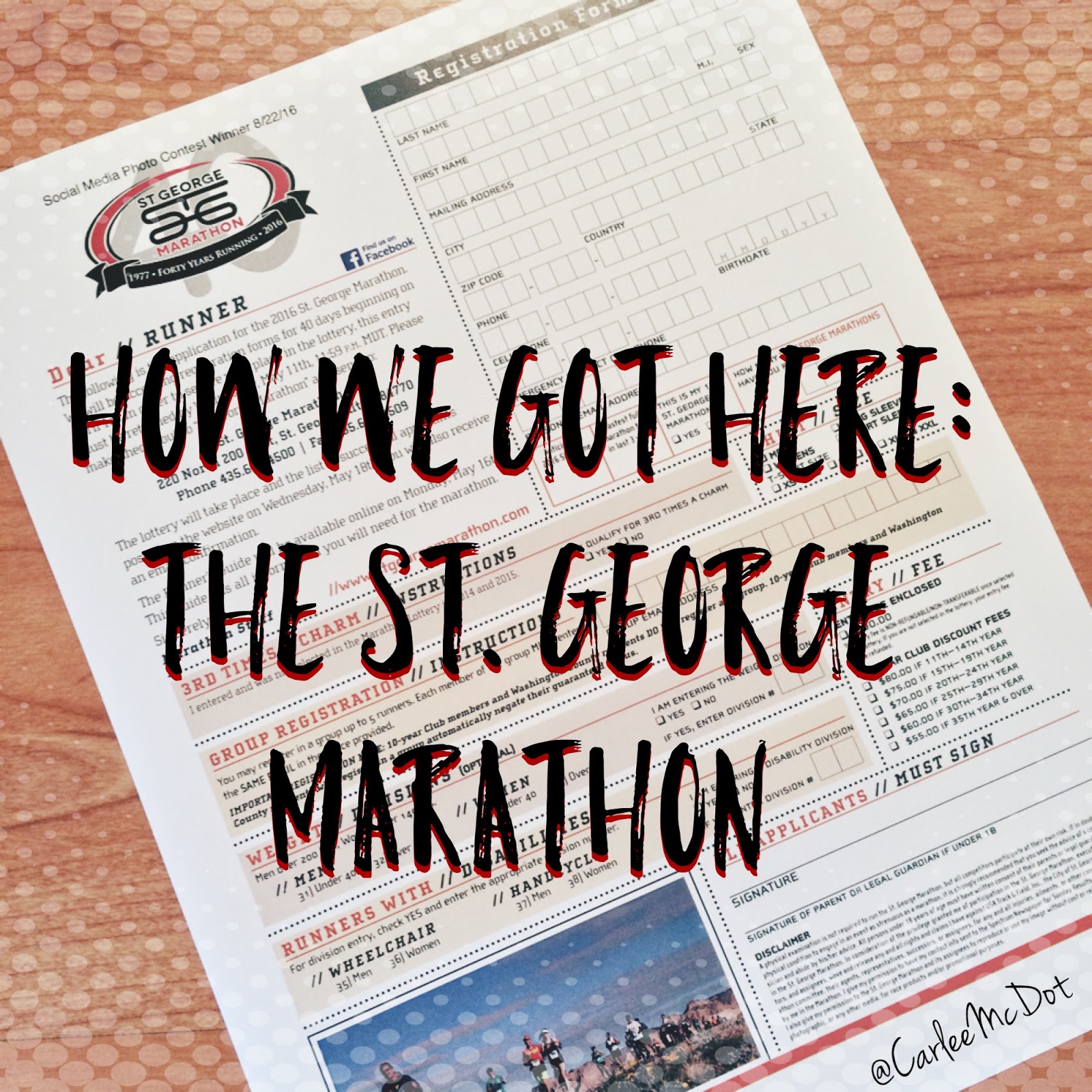 Carlee McDot How We Got Here The St. Marathon