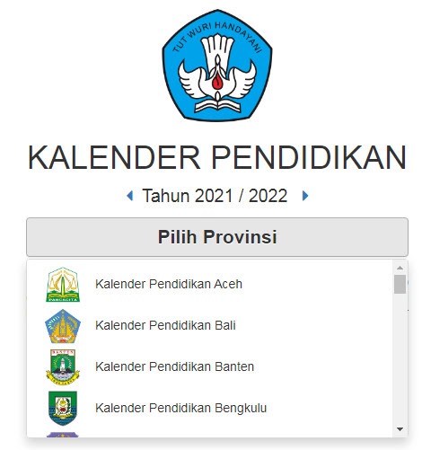 Kalender pendidikan 2021 bali