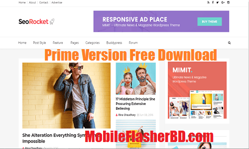 Download Blogger Premium Template 2020 Seo Rocket Full Update Version Free Removed Footer Credit