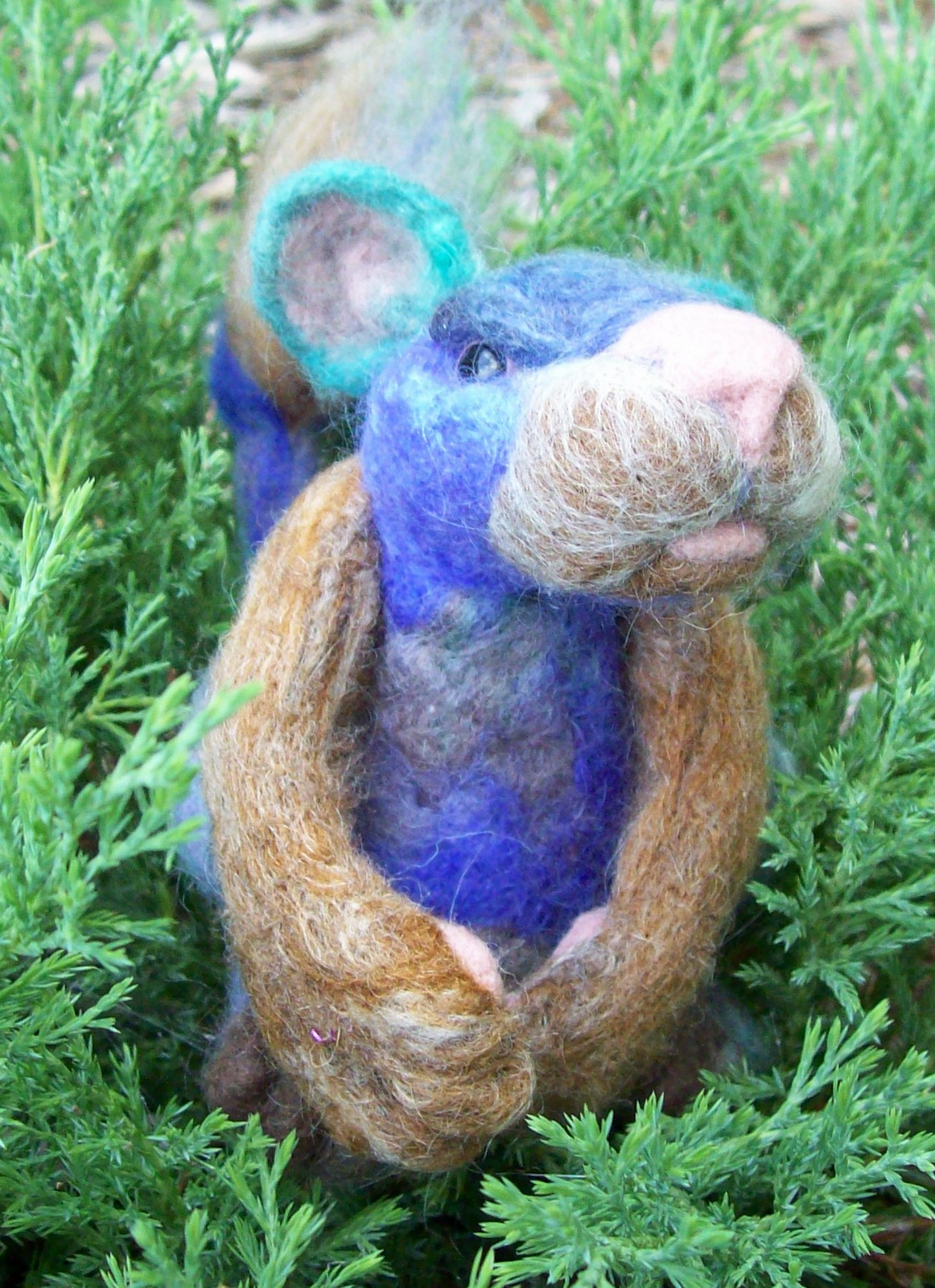 Eyes Of Time: needle felt in the wild....