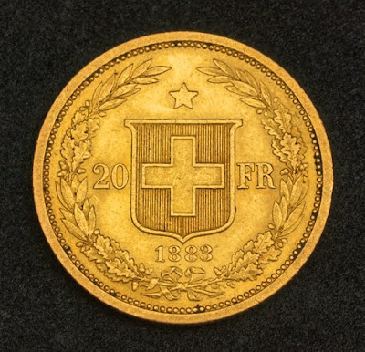 the swiss 20 franc gold coins