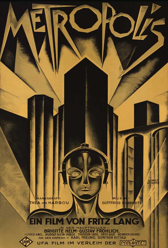 Imagen: Cartel de la película de Fritz Lang : METROPOLIS