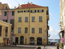 The house where Andrea Doria was born, overlooking the port in Oneglia on the Ligurian coast