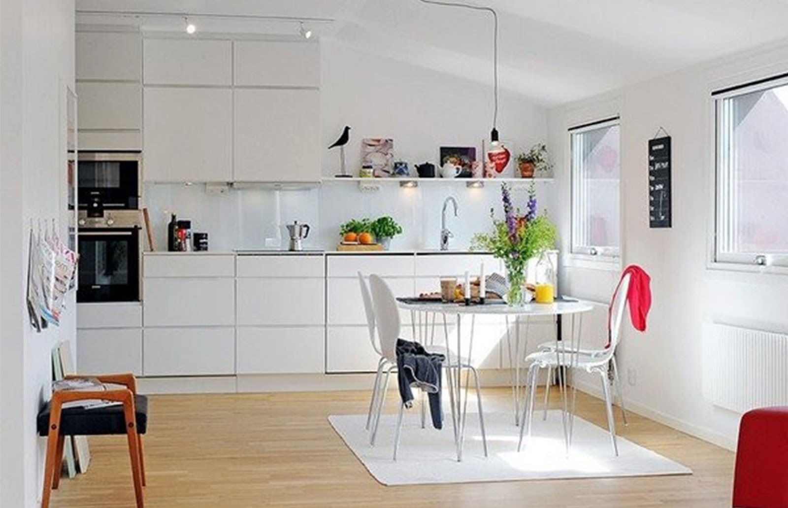 elegant white kitchen design