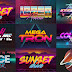 80s text effects