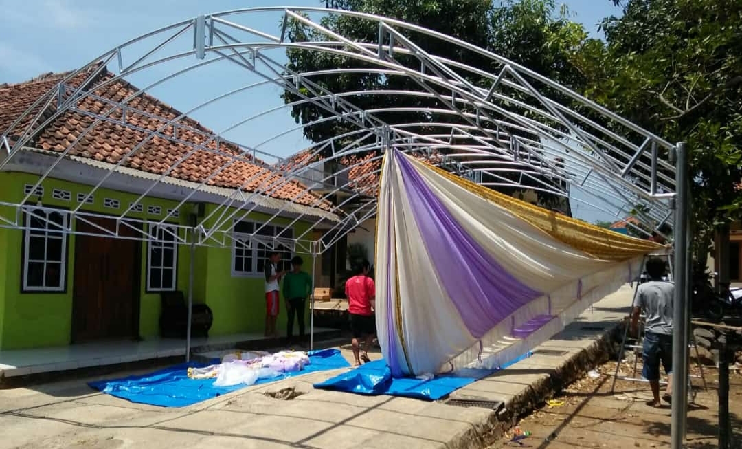 Jual Rangka Tenda Prima Dekorasi Tenda Jual Rangka Tenda Pesta Model Lengkung