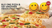 Dominos Pizza -Buy 1 Get 1 Offer