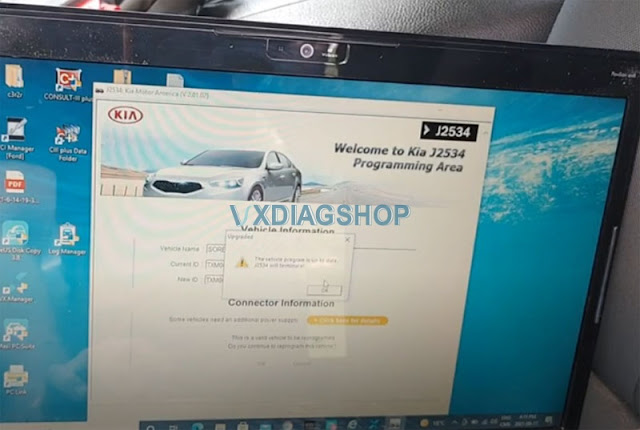VXDIAG VCX NANO tested with Kia KMA Software 7