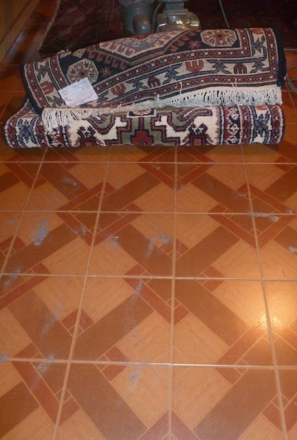 tappeto di Kazak a Rovigo, lo sporco al suo interno