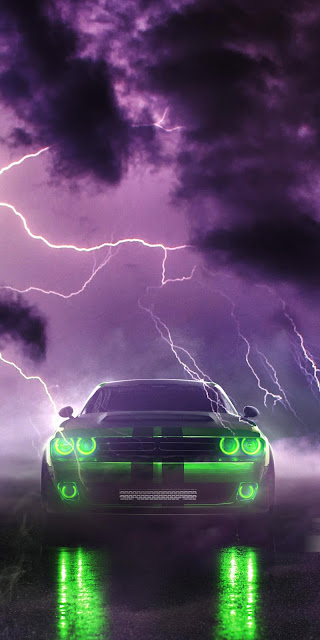 Wallpaper Neon Light Muscle Car Iphone Wallpaper Neon Light Muscle Car Iphone