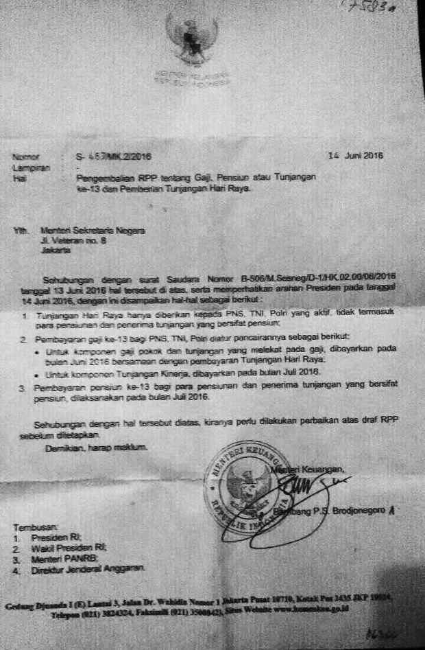 Jadwal Pencairan THR/Gaji 14 dan Gaji 13 - INFO ASN & PENDIDIKAN