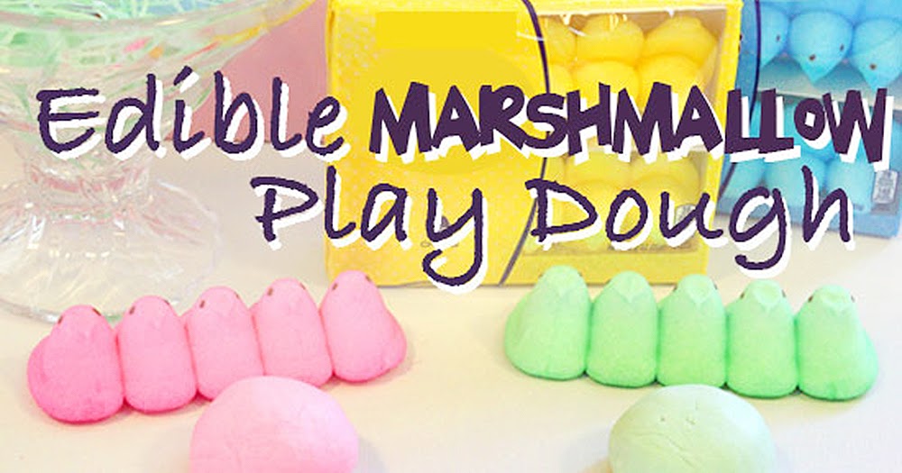 Southern Mom Loves Make an Edible Marshmallow Play Dough with Only 3